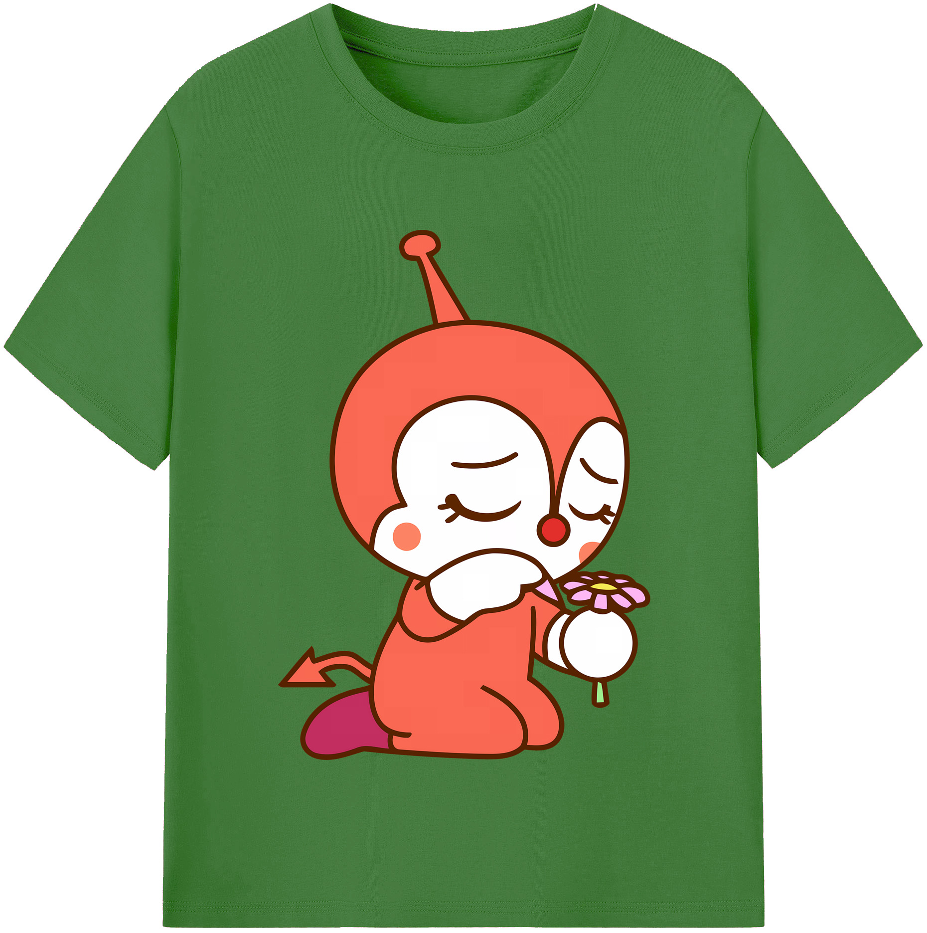 （画像用） アンパンマン Anpanman レディースカジュアルプリントTシャツ（綿100％）